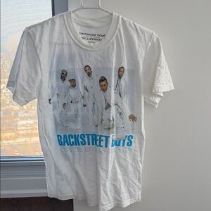 Backstreet Boys White Graphic Tee